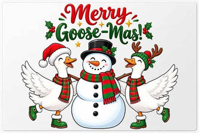 Merry Goose-Mas Christmas Design SVG BillahCrafts 