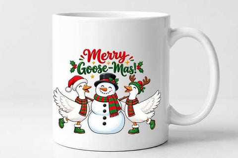 Merry Goose-Mas Christmas Design SVG BillahCrafts 