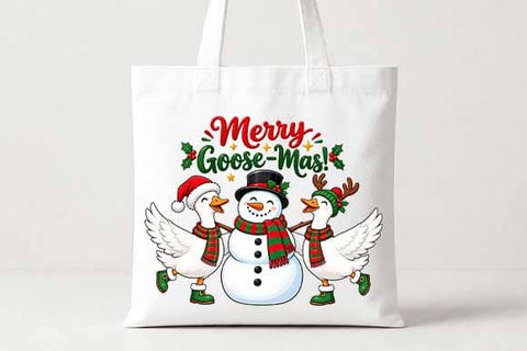 Merry Goose-Mas Christmas Design SVG BillahCrafts 