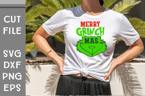 Merry Grinch mas SVG cut file SVG Svgcraft 
