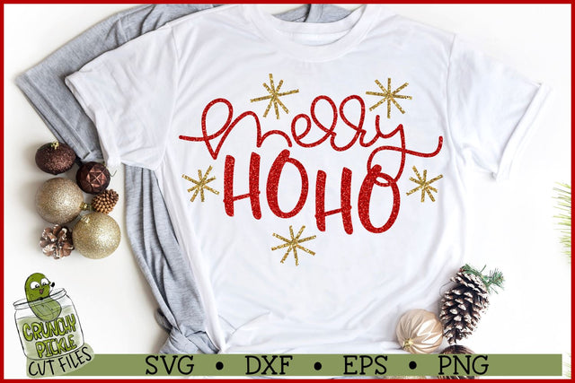 Merry Ho Ho Christmas SVG File SVG Crunchy Pickle 
