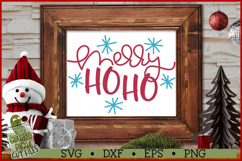 Merry Ho Ho Christmas SVG File SVG Crunchy Pickle 