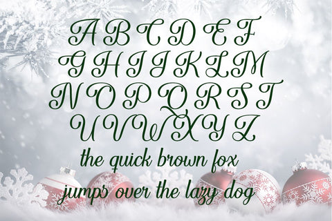 Merry Holiday Font Misti's Fonts 