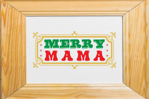 Merry mama SVG Angelina750 
