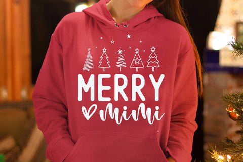 Merry Mimi SVG, Merry Christmas Graphic for Cricut and Silhouette Projects SVG Isabella Machell 