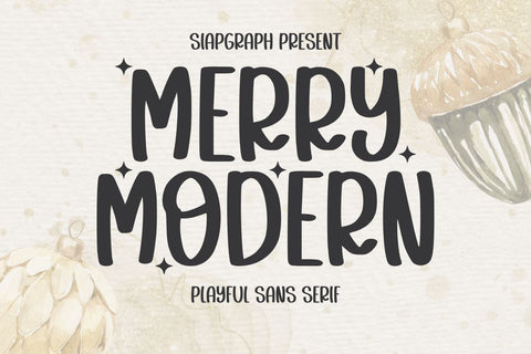 Merry Modern Font Masyafi Studio 