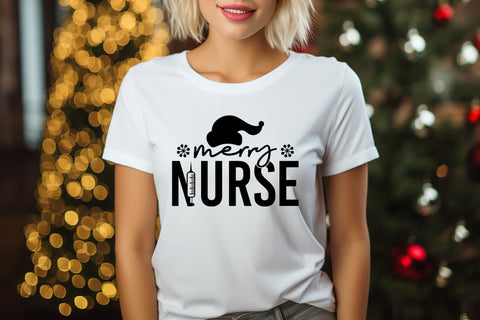 Merry Nurse - Christmas SVG Design SVG CraftLabSVG 