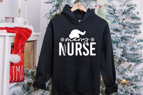 Merry Nurse - Christmas SVG Design SVG CraftLabSVG 