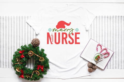 Merry Nurse - Christmas SVG Design SVG CraftLabSVG 