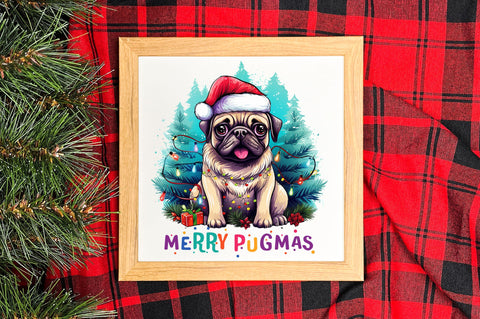Merry pugmas png design Sublimation Regulrcrative 