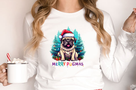 Merry pugmas png design Sublimation Regulrcrative 