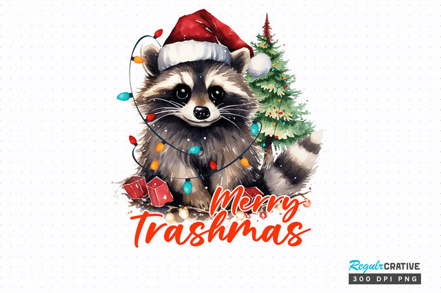 Merry trashmas png design Sublimation Regulrcrative 