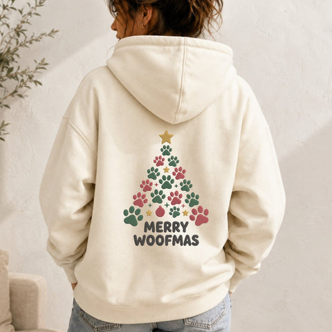 Merry Woofmas Embroidery Design – Christmas Dog Paw Tree Machine Embroidery File, Pet Christmas Design Embroidery/Applique DESIGNS PatternFeed8 