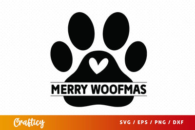 Merry woofmas SVG Design SVG Designangry 
