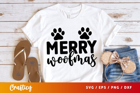 Merry woofmas SVG Design SVG Designangry 