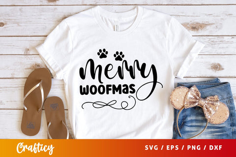 Merry woofmas SVG Design SVG Designangry 