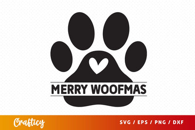 Merry woofmas SVG Design SVG Designangry 