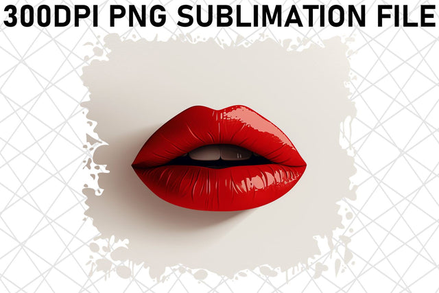 Mesmerizing Lip Graphics - DIY Artistry Sublimation afrosvg 
