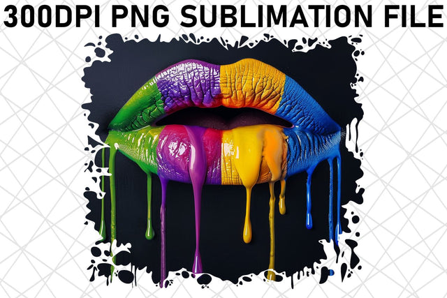 Mesmerizing Lips Design - Sublimation Elegance Sublimation afrosvg 