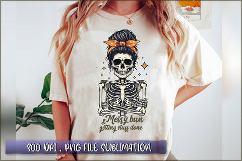 Messy bun and getting stuff done Sublimation Sublimation Shetara Begum 