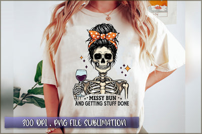 Messy bun and getting stuff done Sublimation Sublimation Shetara Begum 