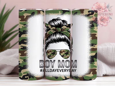 Messy Bun Boy Mom Tumbler, Messy Bun Tumbler, Stylish 20oz Wrap, Sublimation Design, Mom Life Gift Idea, Funny Mom Wrap, Boy Mom Tumbler Sublimation Li Zamperini 