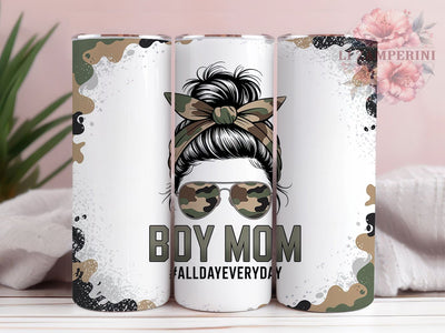 Messy Bun Boy Mom Tumbler, Messy Bun Tumbler, Stylish 20oz Wrap, Sublimation Design, Mom Life Gift Idea, Funny Mom Wrap, Boy Mom Tumbler Sublimation Li Zamperini 