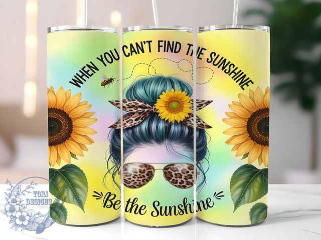 Messy Bun Mom Life Tumbler Wrap, Messy Hair Design, Busy Mom Gift, Sunshine Mom Cup, Mom Life Pattern, Hair Up Tumbler, Casual Mom Style Sublimation ToriDesigns 