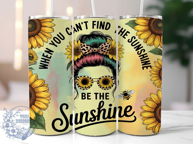 Messy Bun Mom Life Tumbler Wrap, Messy Hair Design, Busy Mom Gift, Sunshine Mom Cup, Mom Life Pattern, Hair Up Tumbler, Casual Mom Style Sublimation ToriDesigns 
