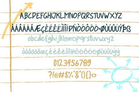 Messy Memo Font Font Dm Letter Studio 