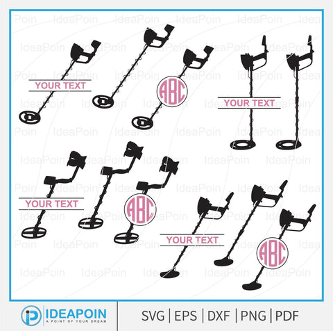 Metal Detector svg, metal detecting svg, Metal Detector Clipart, Metal Detector Vector, Metal Detector Monogram, Metal Detecting SVG SVG Dinvect 