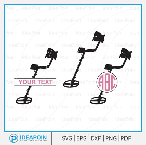 Metal Detector svg, metal detecting svg, Metal Detector Clipart, Metal Detector Vector, Metal Detector Monogram, Metal Detecting SVG SVG Dinvect 