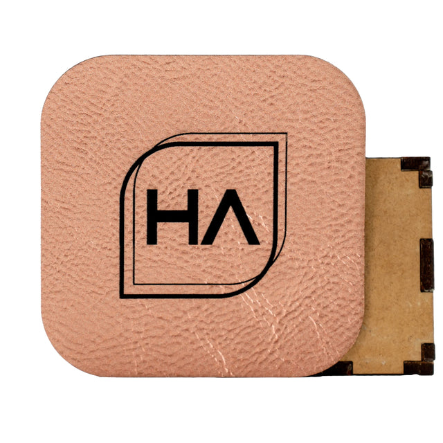 Metallic Rose Gold/Black MakerLeatherette Sheet Physical Houston Acrylic 