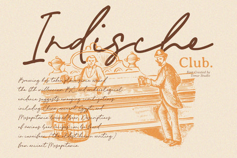 Metaphor Story - Modern Handwriting Font Font Timur type 