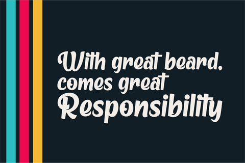 Metro Beardy - Retro Bold Font Font Mozzatype 