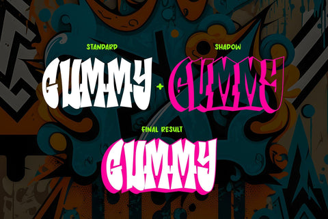 Metro Graffi - Layered Graffiti Font Font Mozzatype 