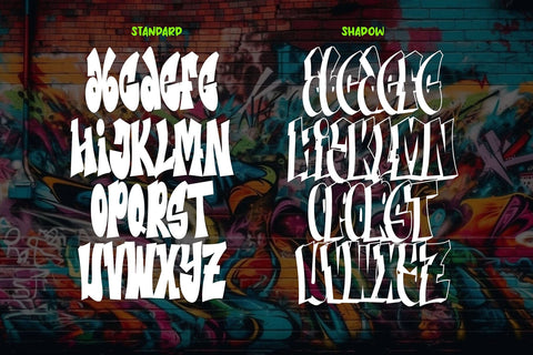 Metro Graffi - Layered Graffiti Font Font Mozzatype 