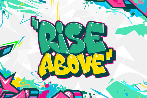 Metro Marks - A Thick Graffiti Font Font Mozzatype 