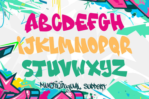 Metro Marks - A Thick Graffiti Font Font Mozzatype 