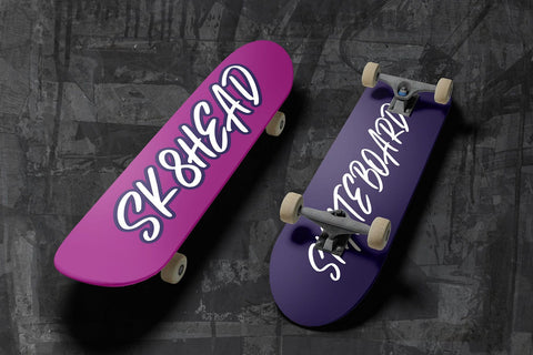 Metro Venom - Outlined Brush Graffiti Font Font Mozzatype 