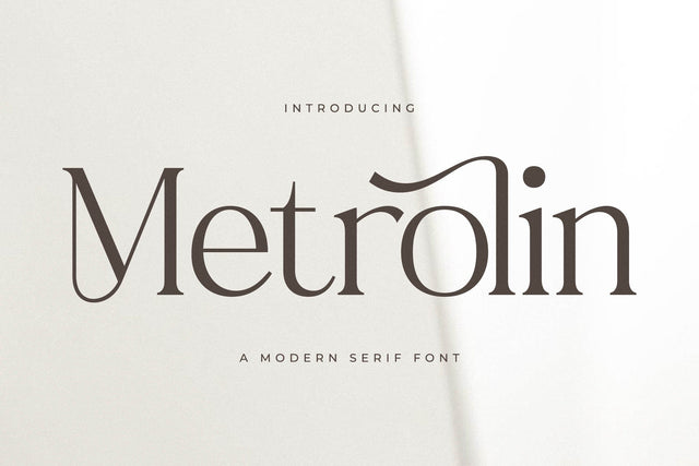 Metrolin – Modern Serif Font Font Storytype Studio 