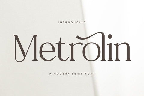 Metrolin – Modern Serif Font Font Storytype Studio 