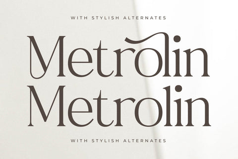Metrolin – Modern Serif Font Font Storytype Studio 