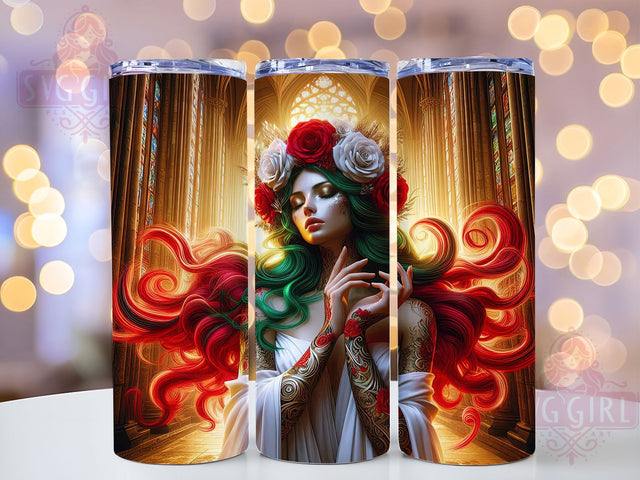 Mexicana Woman Viva Mexico Tumbler, Mexicana Woman Wrap, 20Oz Tumbler Sublimation, Mexico Pride Drinkware, Cultural Heritage Gift, Viva Mexico Design, Latina Empowerment Tumbler Sublimation SvggirlplusArt 