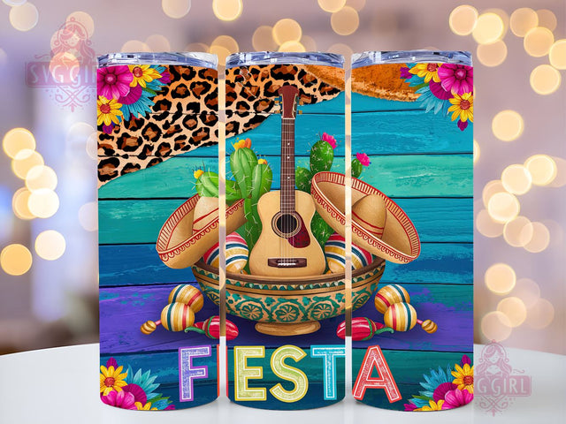 Mexico Fiesta Cinco De Mayo 20oz Tumbler Wrap Sublimation Design, Straight Tapered Tumbler Wrap, Mexico Fiesta Tumbler Png, Instant Digital Download Sublimation SvggirlplusArt 