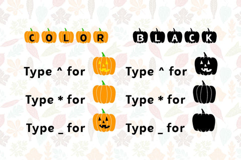 MF Fall Pumpkins Font Misti's Fonts 