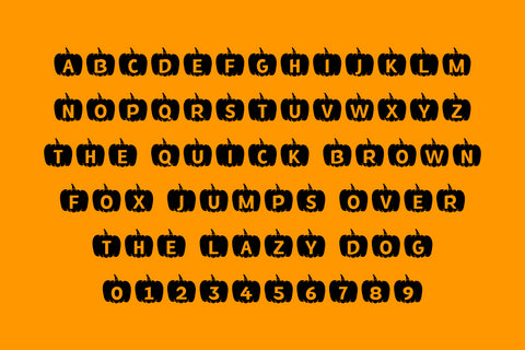 MF Fall Pumpkins Font Misti's Fonts 