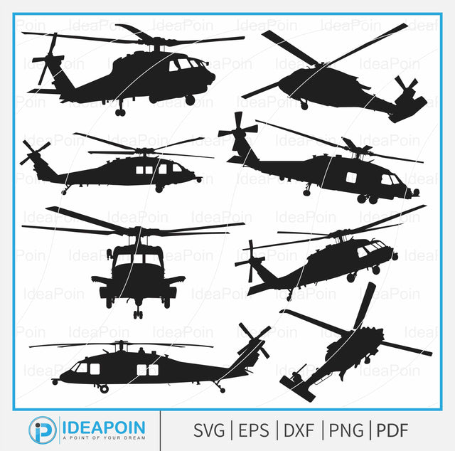 MH-60 Helicopter svg, MH-60 Helicopter Aircraft, SH-60 Helicopter Aircraft silhouette, Uh-60L black hawk, Faith svg, MH-60, Military svg, Helicopter svg SVG Dinvect 
