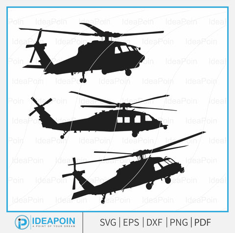 MH-60 Helicopter svg, MH-60 Helicopter Aircraft, SH-60 Helicopter Aircraft silhouette, Uh-60L black hawk, Faith svg, MH-60, Military svg, Helicopter svg SVG Dinvect 