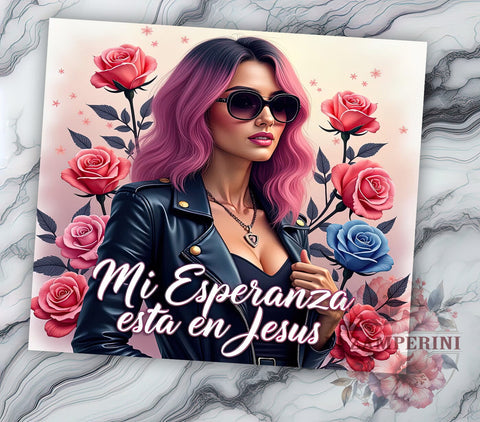 Mi Esperanza Esta En Jesus, Sarcastic Tumbler Design, 20oz PNG Sublimation, Christian Tumbler Wrap, Funny Jesus Tumbler, Digital Download Tumbler, Unique Gift Idea Sublimation Li Zamperini 